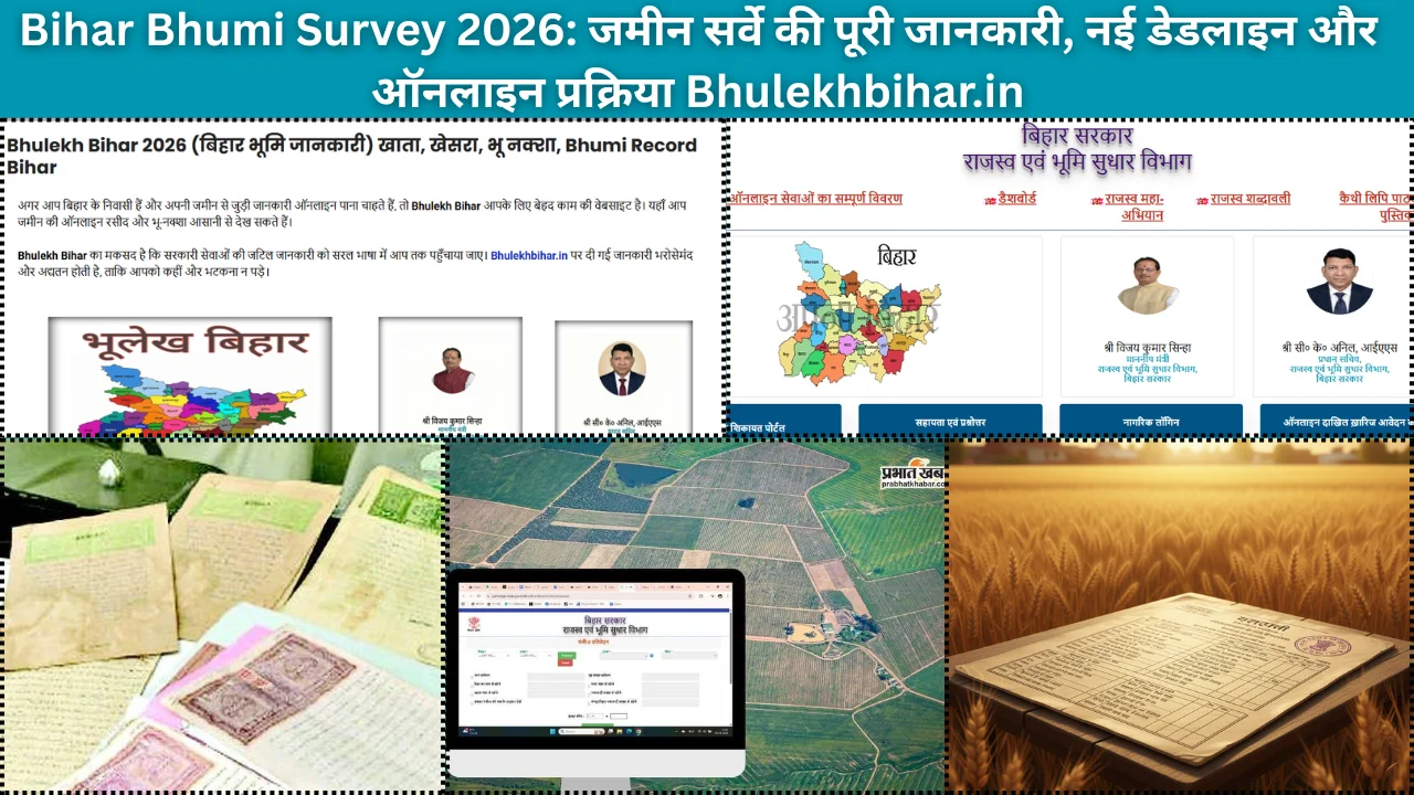 Bihar Bhumi Survey 2026
