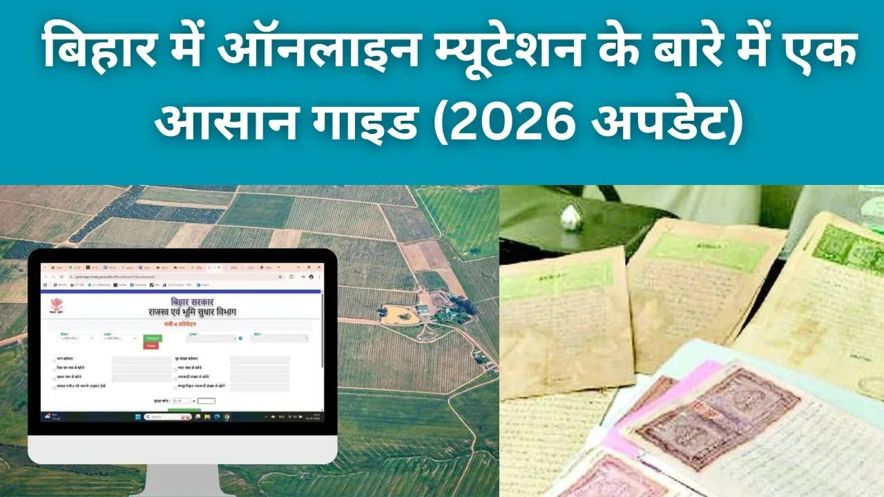बिहार में Online Mutation कैसे करें? (स्टेप-बाय-स्टेप गाइड)